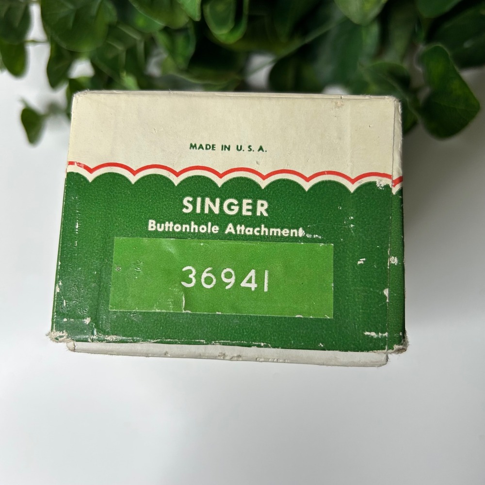 Singer Buttonhole‎ Attachment Sewing Machine Part Vintage with Box 36941 - Picture 7 of 12